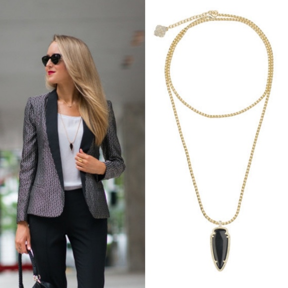 Kendra Scott Jewelry - ⚡SALE⚡ Kendra Scott Shaylee Black Pendant Necklace